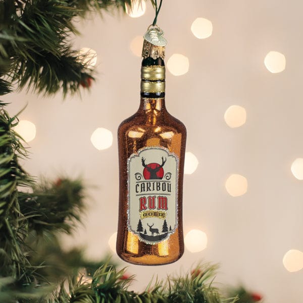 Old World Christmas Rum Bottle Ornament
