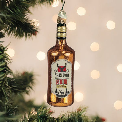 Old World Christmas Rum Bottle Ornament