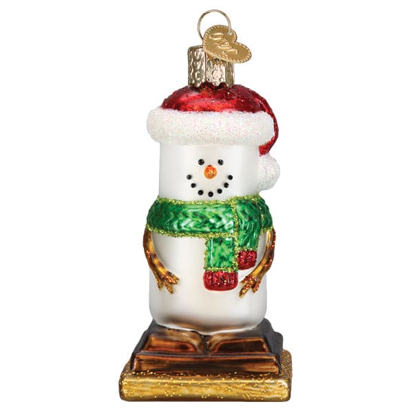 Old World Christmas S'mores Snowman Ornament