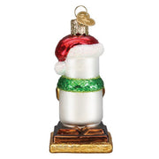 Old World Christmas S'mores Snowman Ornament