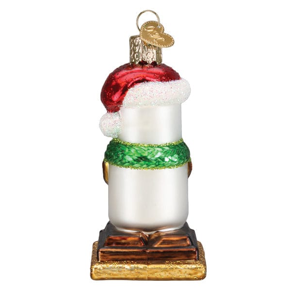 Old World Christmas S'mores Snowman Ornament