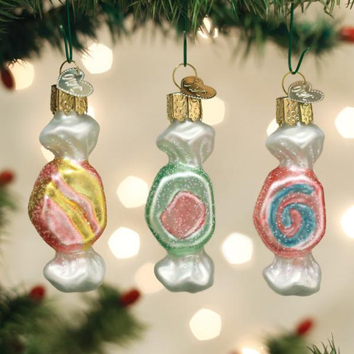 Old World Christmas Salt Water Taffy Set (3pc) Ornament