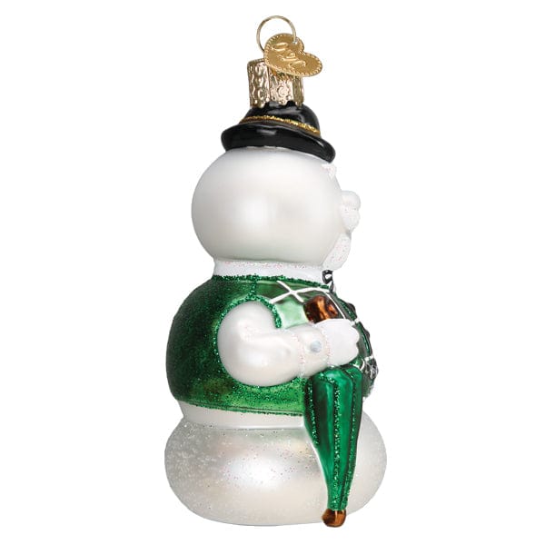 Old World Christmas Sam The Snowman Ornament