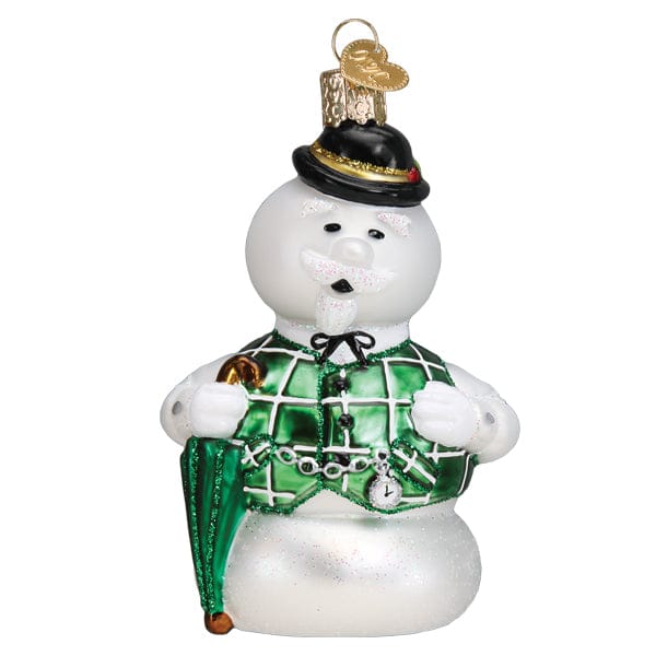 Old World Christmas Sam The Snowman Ornament