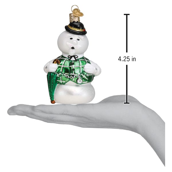 Old World Christmas Sam The Snowman Ornament
