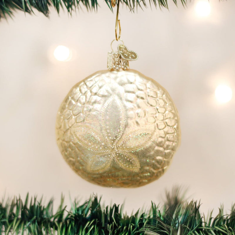 Old World Christmas Sand Dollar Ornament