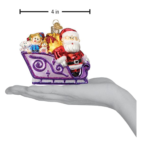 Old World Christmas Santa And Friends Ornament