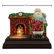 Old World Christmas Santa At Hearth Light