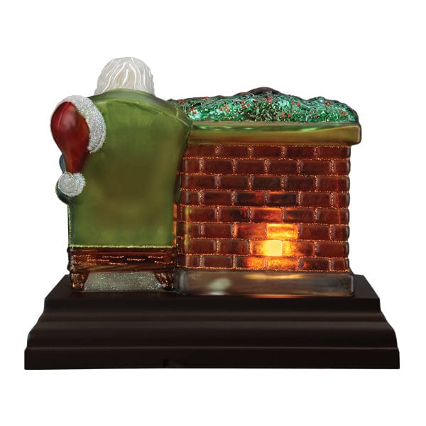 Old World Christmas Santa At Hearth Light