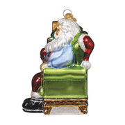 Old World Christmas Santa At Hearth Ornament