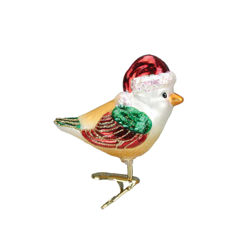 Old World Christmas Santa Bird Ornament