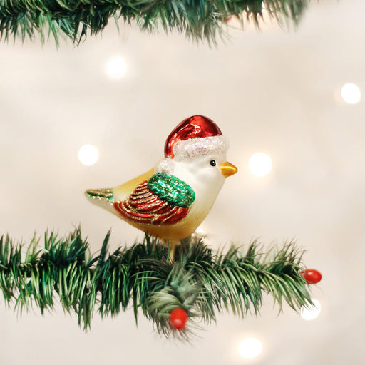Old World Christmas Santa Bird Ornament