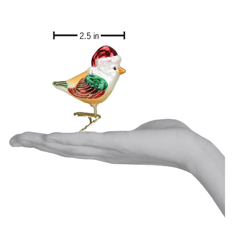 Old World Christmas Santa Bird Ornament