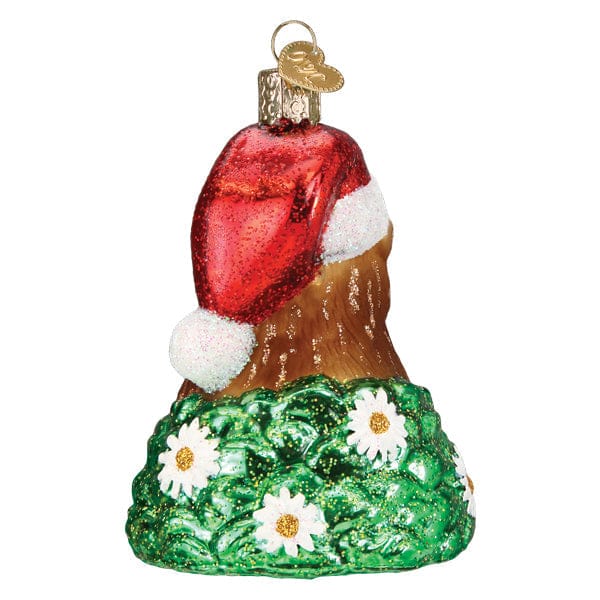 Old World Christmas Santa Groundhog Ornament