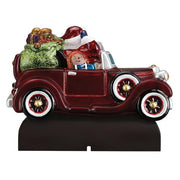 Old World Christmas Santa In Antique Car Light