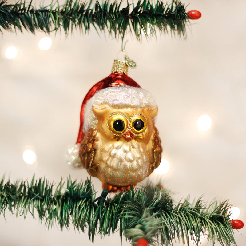 Old World Christmas Santa Owl Ornament
