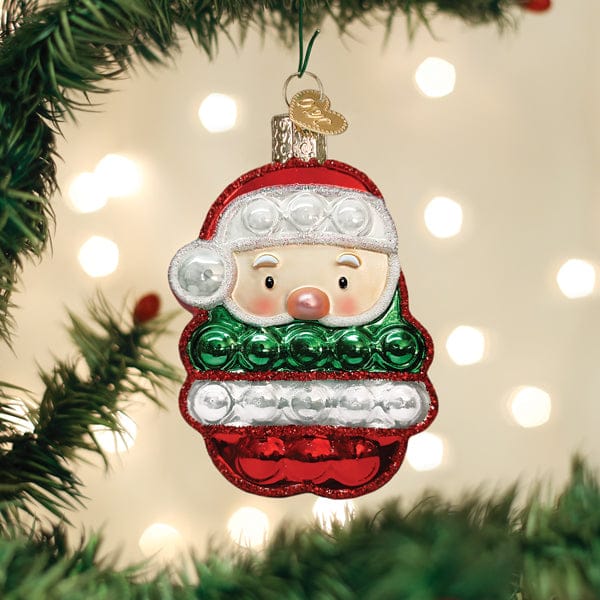 Old World Christmas Santa Popper Ornament