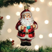 Old World Christmas Santa Revealed Ornament