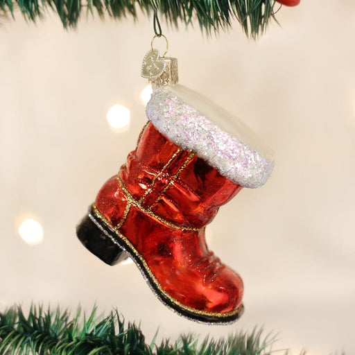 Old World Christmas Santa's Boot Ornament