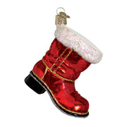 Old World Christmas Santa's Boot Ornament