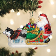 Old World Christmas Santa's Dog Sled Ornament