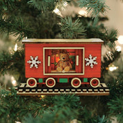 Old World Christmas Santa's NP Express Box Car