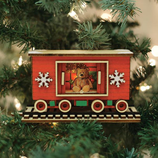 Old World Christmas Santa's NP Express Box Car
