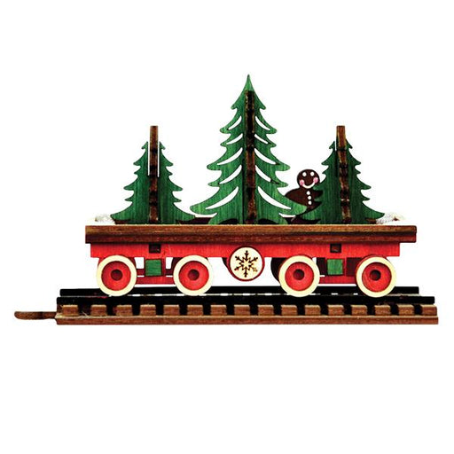Old World Christmas Santa's NP Express Flat Car