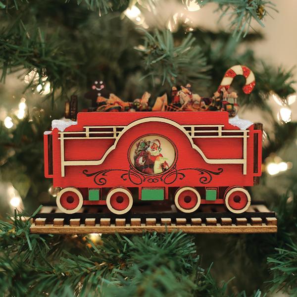 Old World Christmas Santa's NP Express Tender