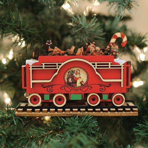 Old World Christmas Santa's NP Express Tender