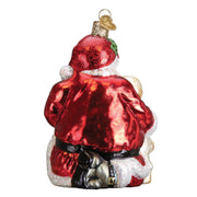Old World Christmas Santa's Puppy Love Ornament