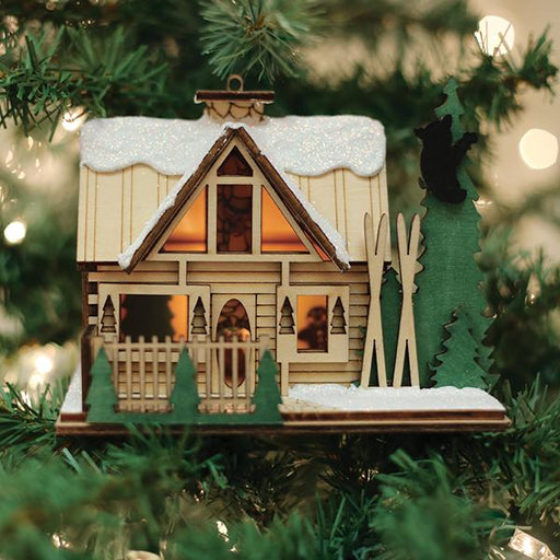 Old World Christmas Santa's Ski Lodge Ornament