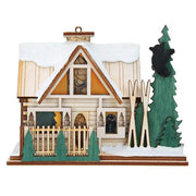 Old World Christmas Santa's Ski Lodge Ornament