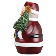 Old World Christmas Santa With Tree Candle Light