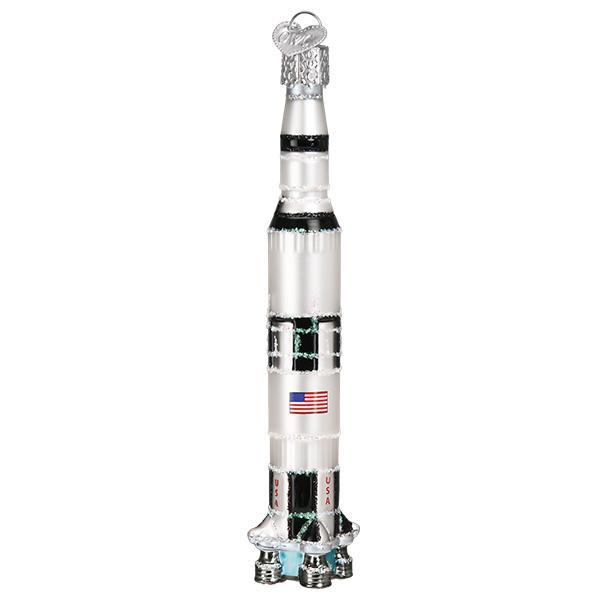 Old World Christmas Saturn V Rocket Ornament
