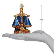 Old World Christmas Scales Of Justice Ornament