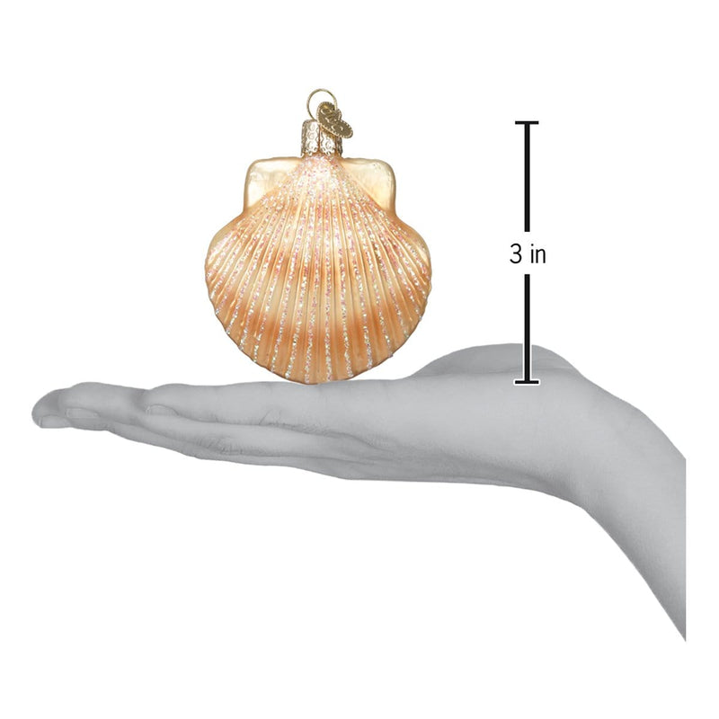 Old World Christmas Scallop Shell Ornament