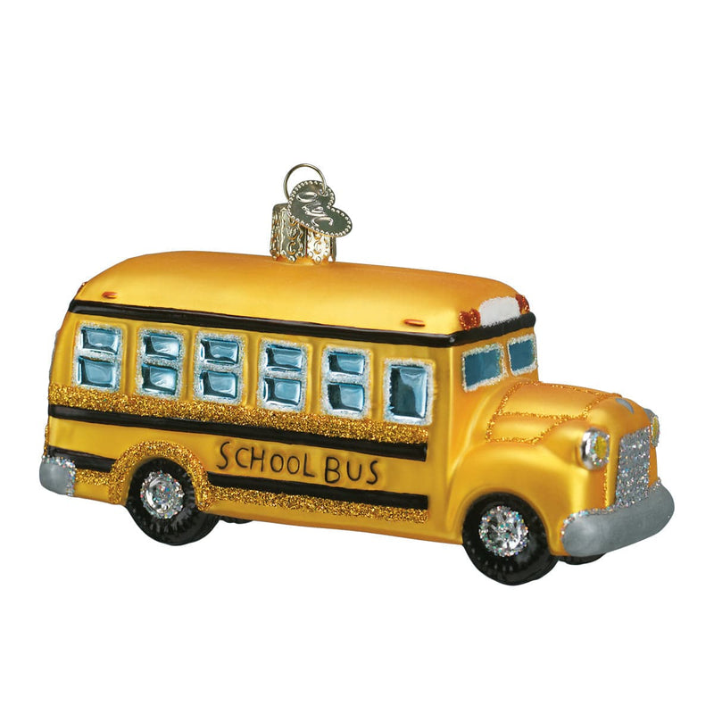 Old World Christmas School Bus Ornament