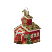 Old World Christmas School House Ornament