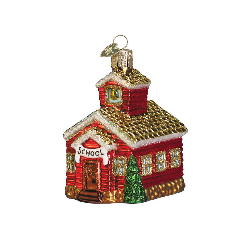 Old World Christmas School House Ornament