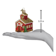 Old World Christmas School House Ornament