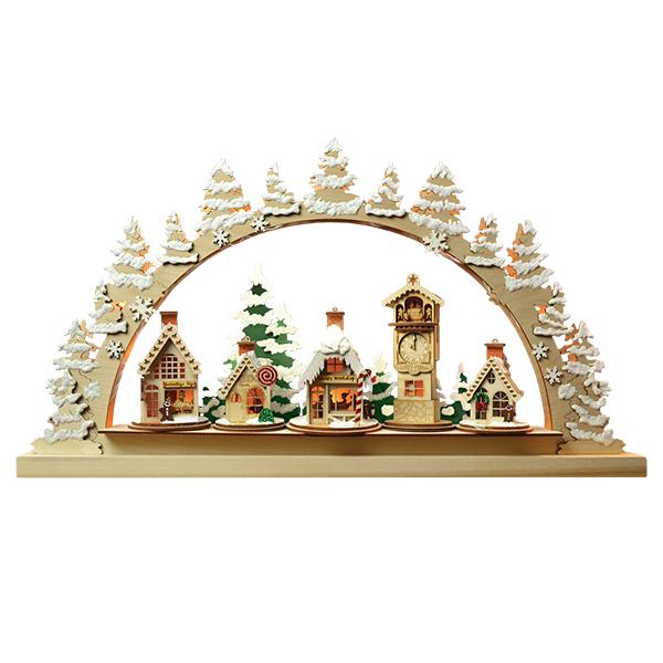 Old World Christmas Schwibbogen Display