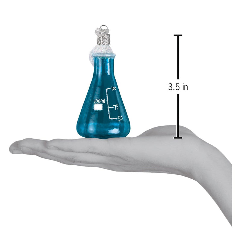 Old World Christmas Science Beaker Ornament