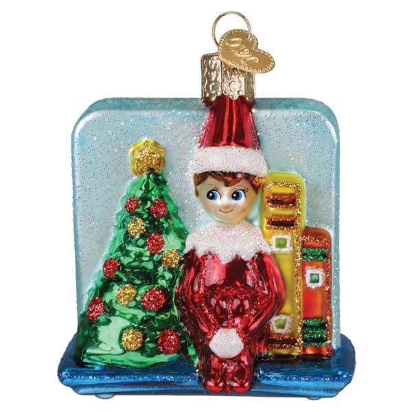 Old World Christmas Scout Elf Storytime Ornament
