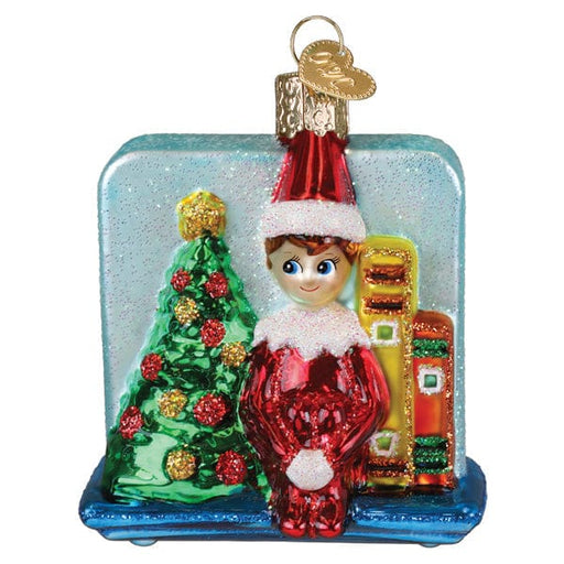 Old World Christmas Scout Elf Storytime Ornament