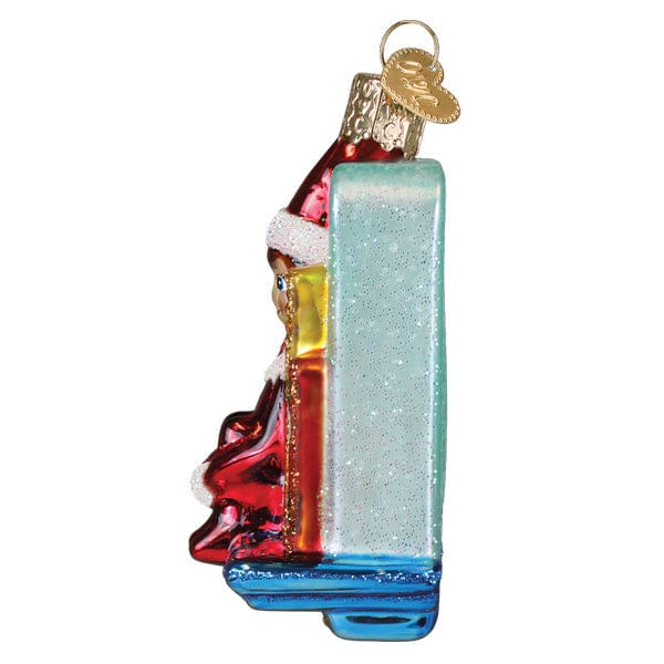 Old World Christmas Scout Elf Storytime Ornament