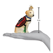 Old World Christmas Service Dog Ornament