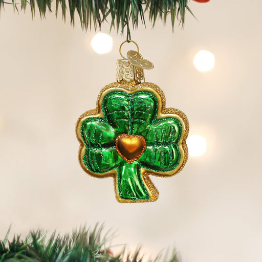 Old World Christmas Shamrock Ornament