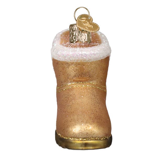 Old World Christmas Sheepskin Boot Ornament
