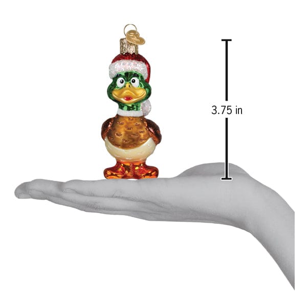 Old World Christmas Silly Santa Duck Ornament